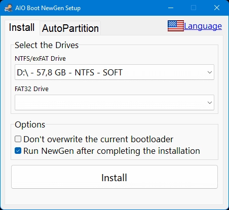 Активация AIO Boot NewGen 23.6.2.0 Portable