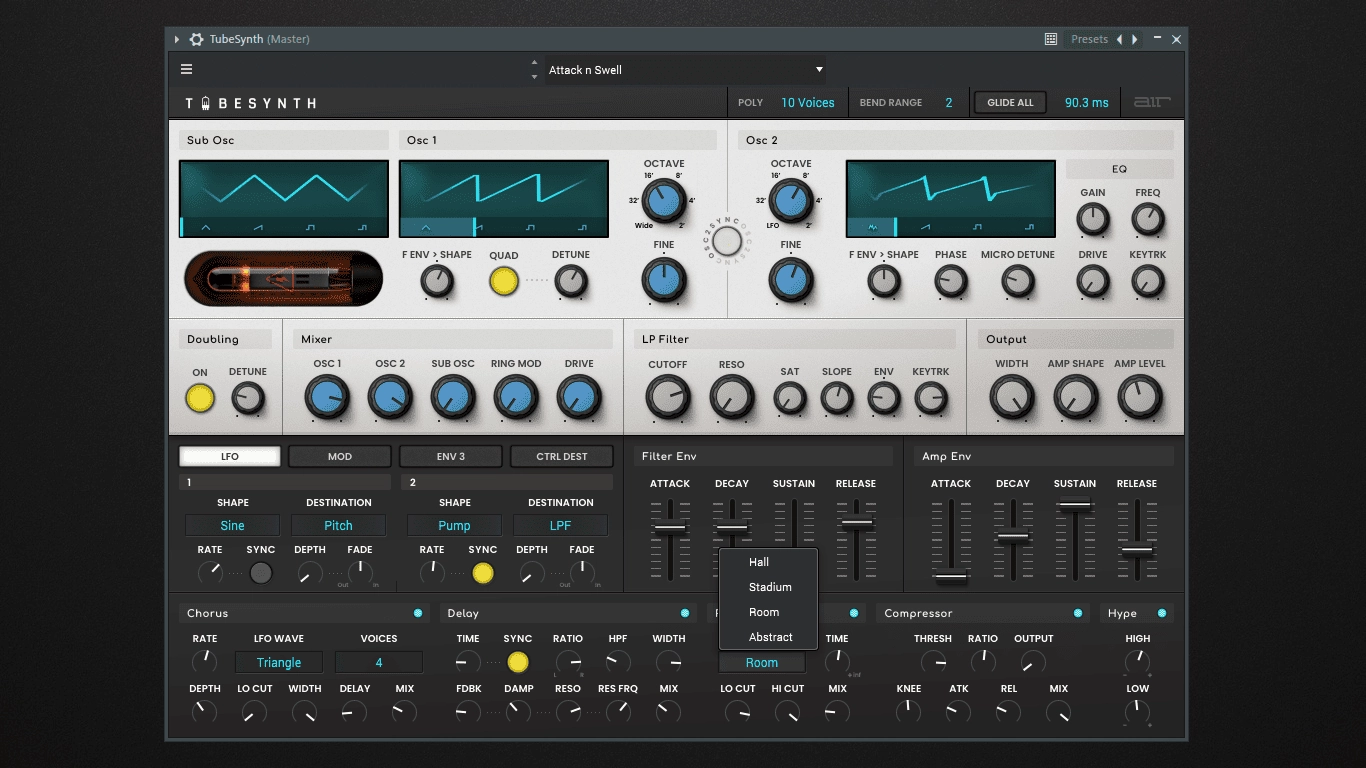 Активация AIR Music Technology - TubeSynth 1.1.0 Standalone, VSTi, VSTi3, AAX RePack by R2R