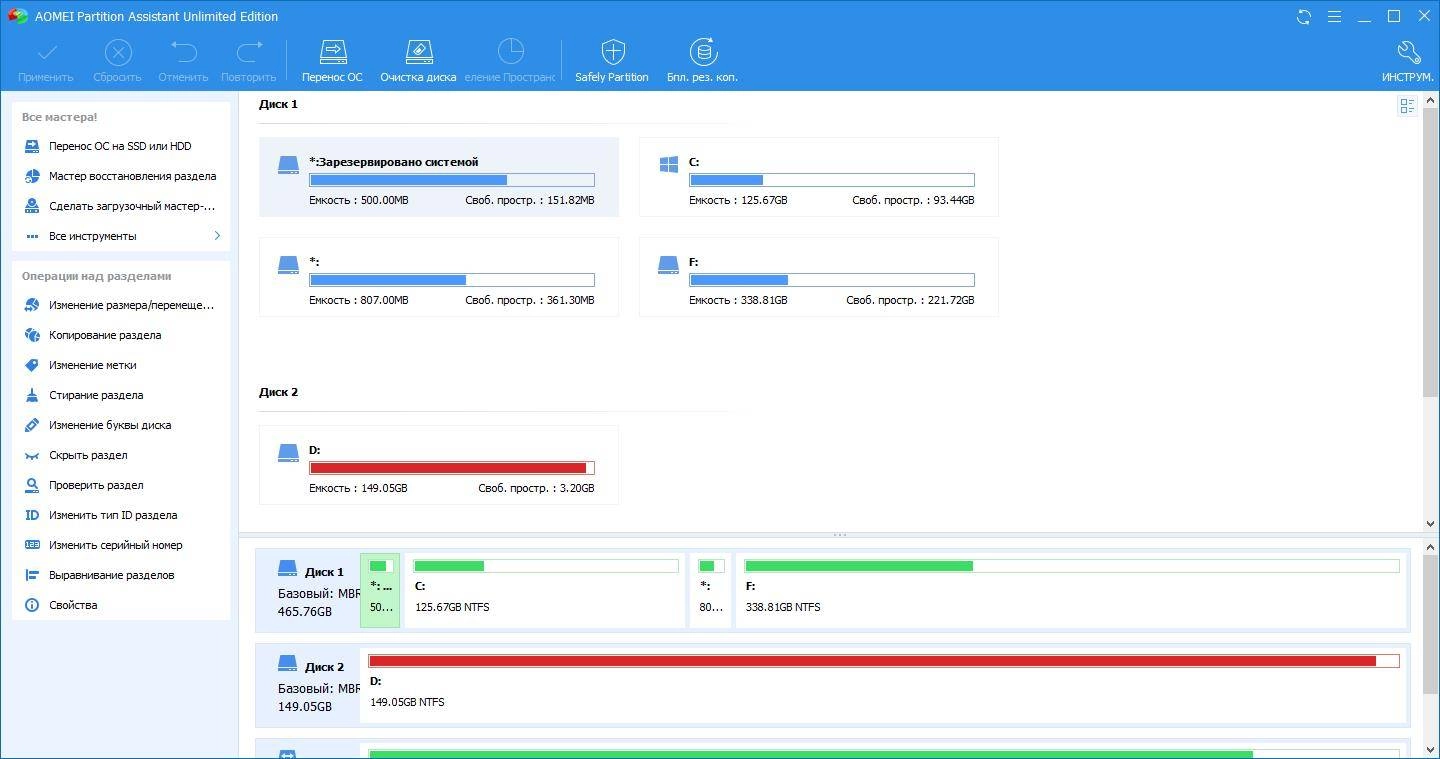 Активация AOMEI Partition Assistant 8.6 Pro | Server | Technician | Unlimited Edition RePack by D!akov