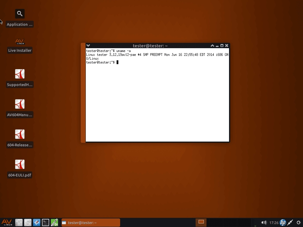 Активация AV Linux 6.0.4 1xDVD
