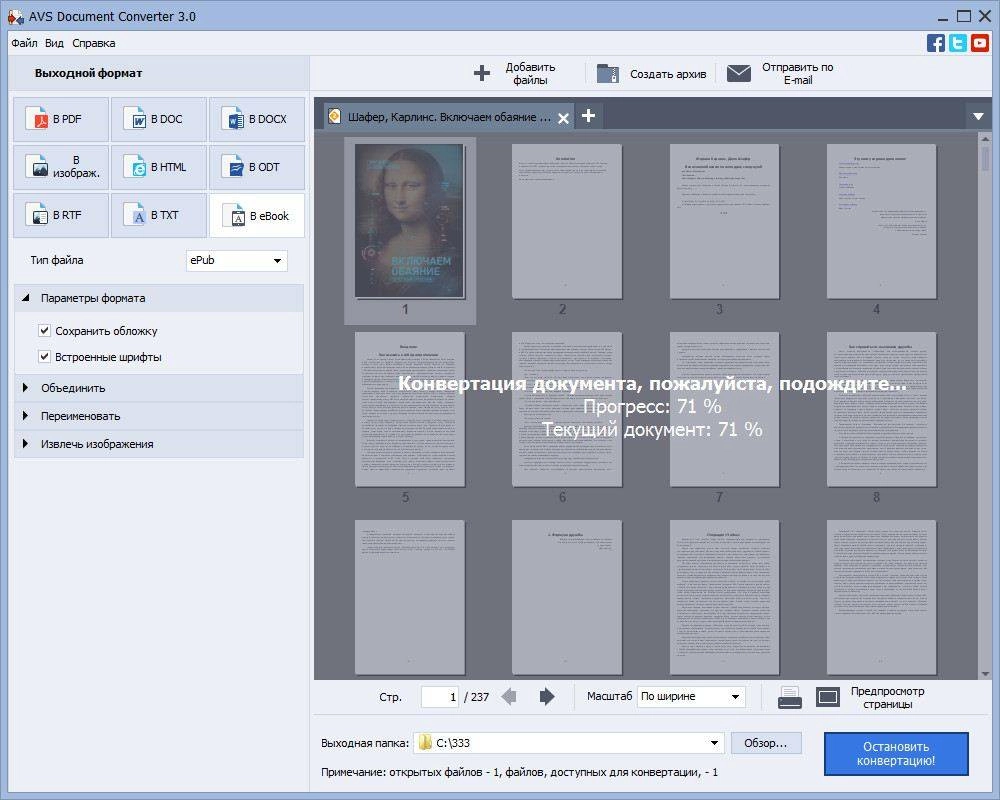 Активация AVS Document Converter 3.0.1.237 Portable by bumburbia