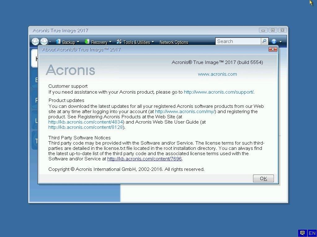 Активация Acronis BootUSB 5in1 v1.3 by zdanovych