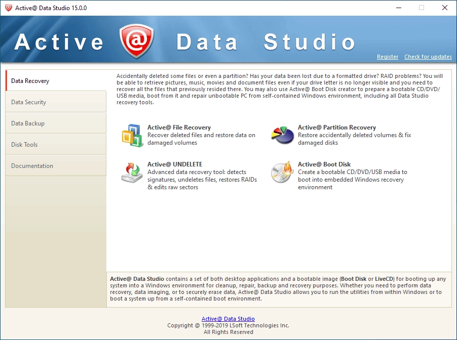 Активация Active Data Studio 15.0.0.1 + BootCD