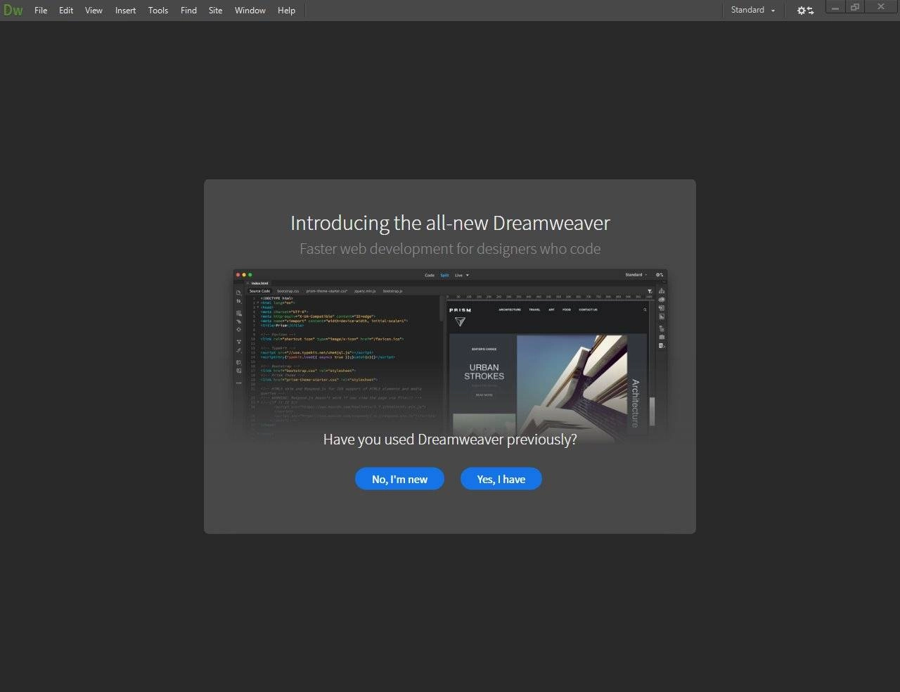 Активация Adobe Dreamweaver CC 19.1.0.11240 Portable by FC Portables