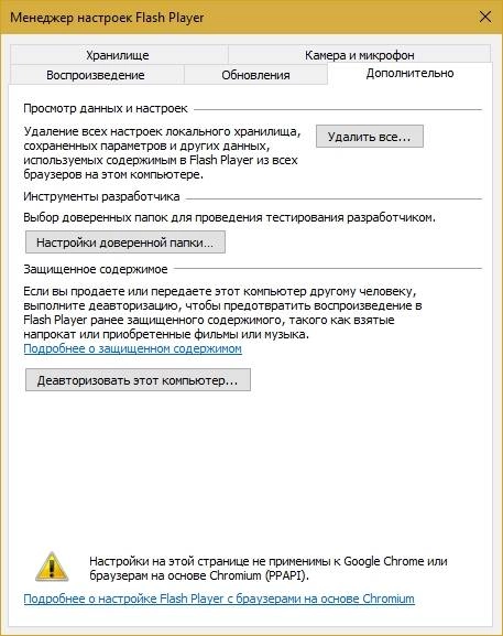 Активация Adobe Flash Player 26.0.0.94 Beta
