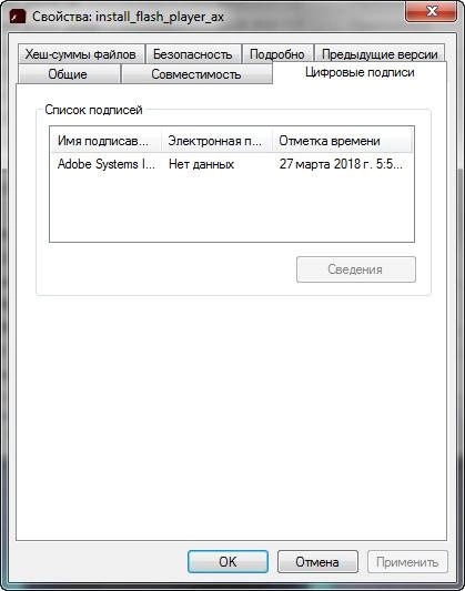 Активация Adobe Flash Player 32.0.0.445
