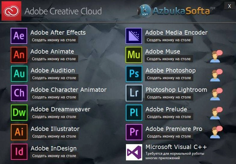 Активация Adobe Software Suite by Azbukasofta