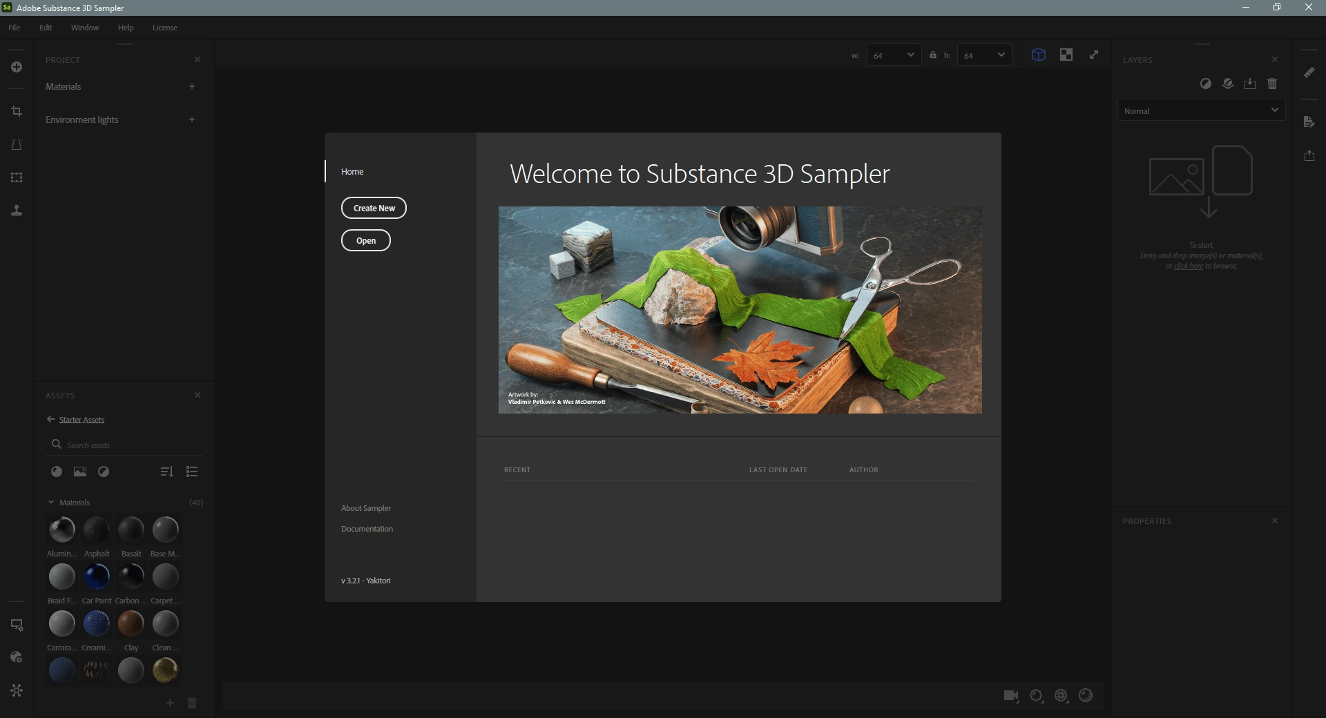 Активация Adobe Substance 3D Sampler 3.3.1 Build 1866