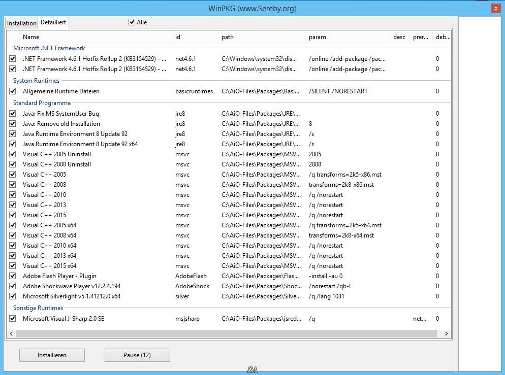Активация All in One Runtimes 2.3.7