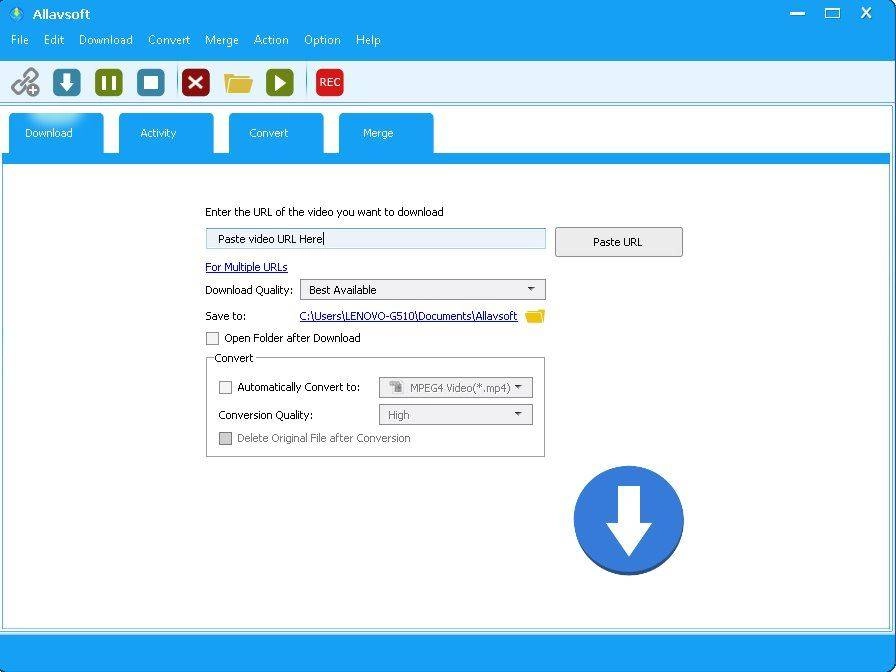 Активация Allavsoft Video Downloader Converter 3.13.9.6263