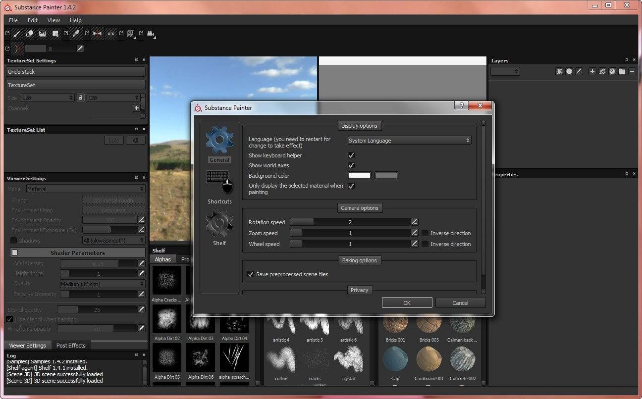 Активация Allegorithmic Substance Painter 1.4.2.778