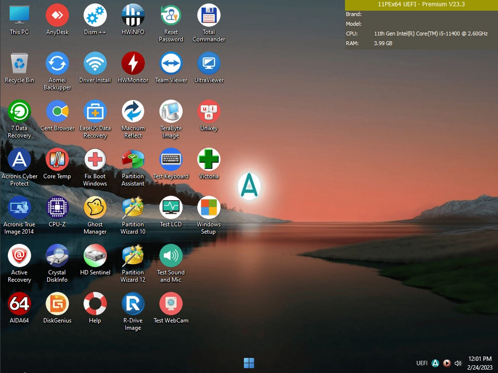 Активация Anhdv Boot Premium v23.3 x86-x64