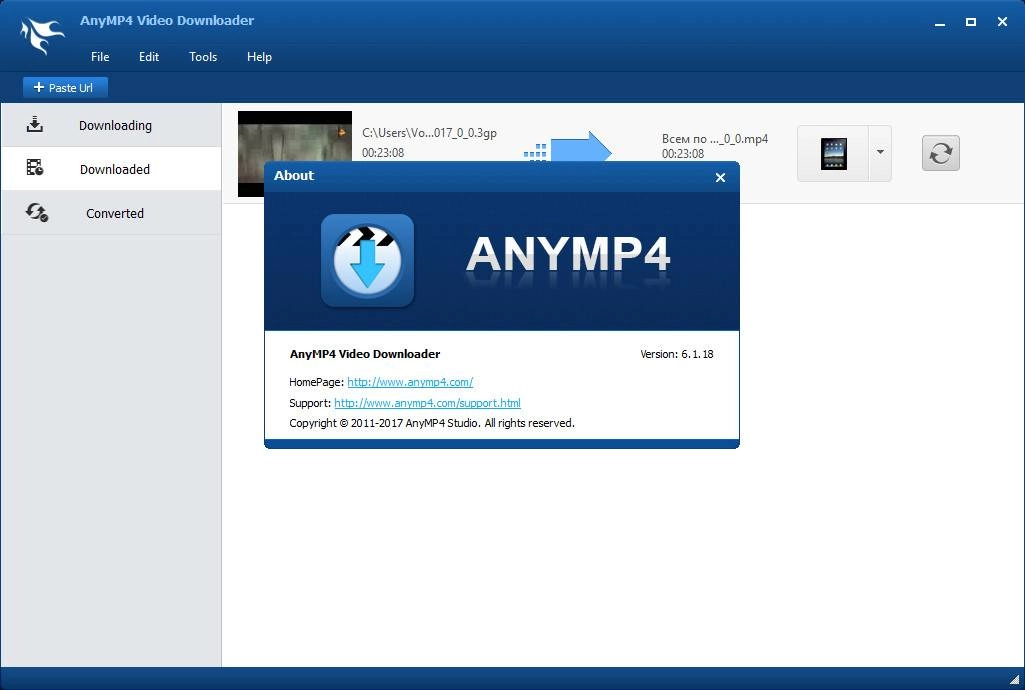 Активация AnyMP4 Video Downloader 6.1.18 RePack by вовава