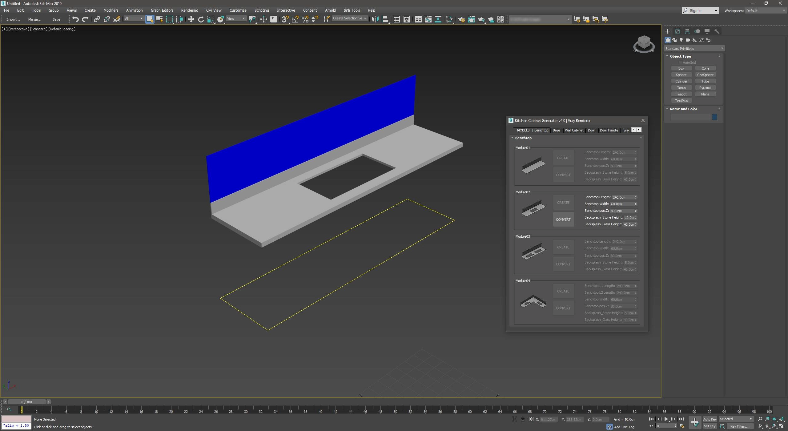 Активация ArchvizTools - Kitchen Cabinet Generator 4.0