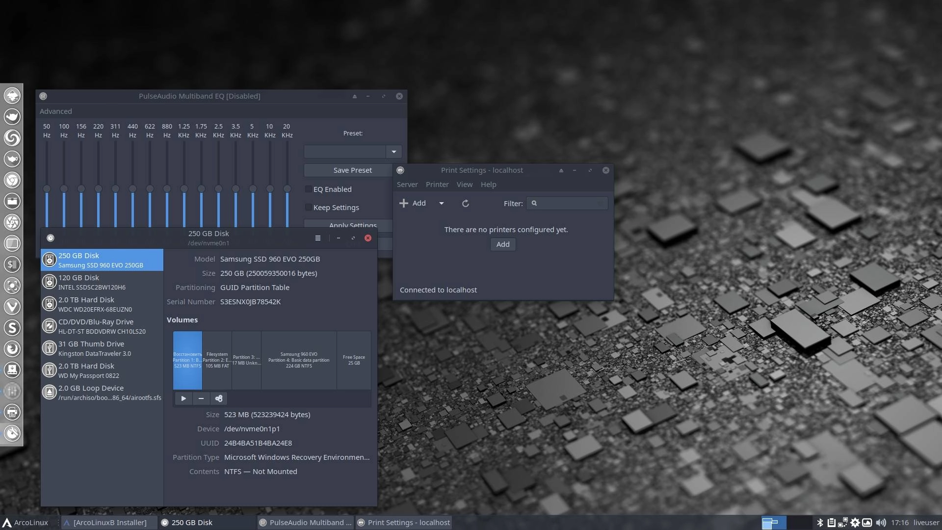 Активация ArcoLinux 18.9.5 7xDVD