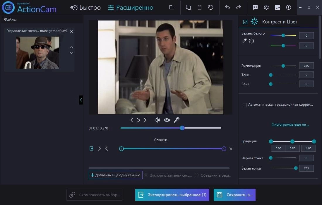 Активация Ashampoo ActionCam 1.0.2 RePack by TryRooM