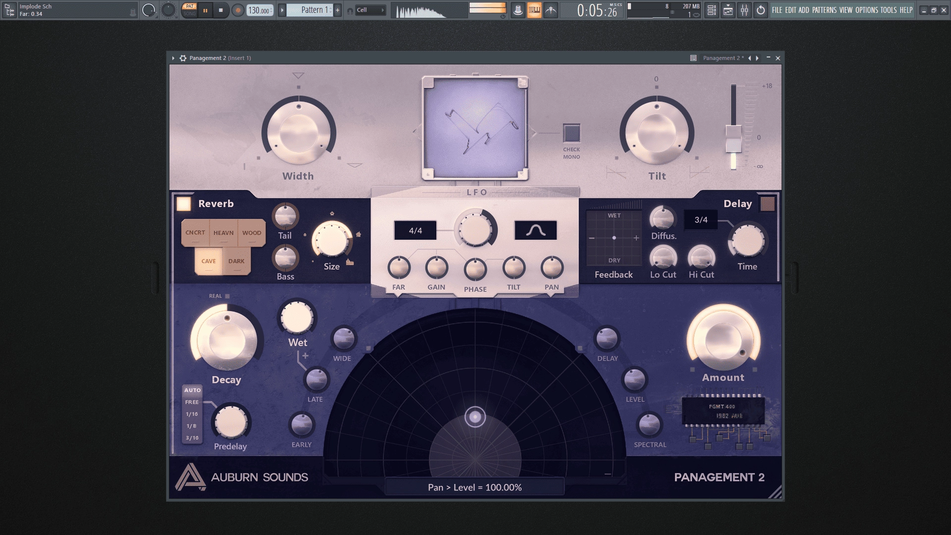 Активация Auburn Sounds - Panagement 2 2.6.0 VST, VST3, AAX Retail