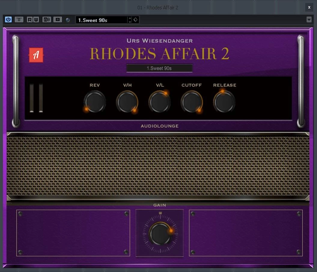 Активация Audiolounge - Urs Wiesendanger - Rhodes Affair 2 VSTi, AU, WIN.OSX x86 x64