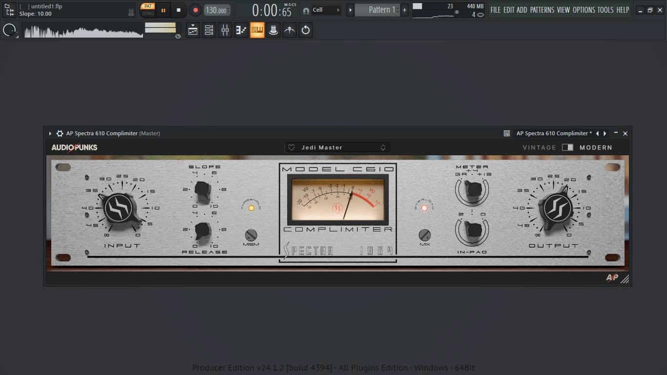 Активация Audiopunks - Spectra 610 Complimiter 1.0.0 VST 3, AAX