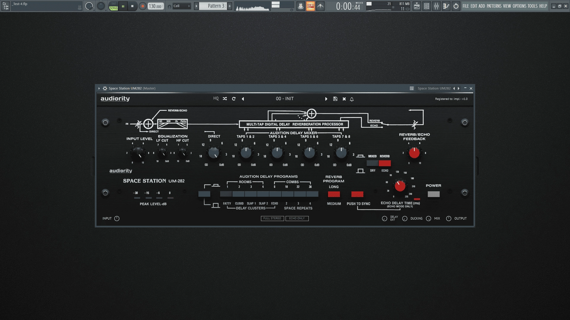 Активация Audiority - Space Station UM282 1.0.0 VST, VST3, AAX