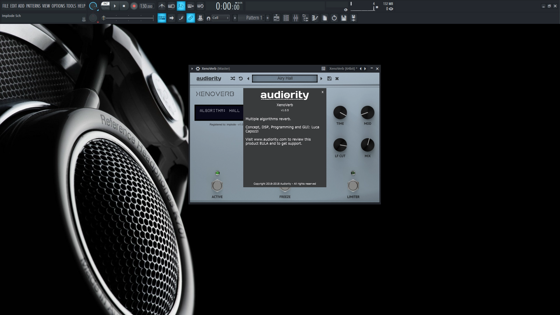 Активация Audiority - XenoVerb 1.0.5 VST, AAX