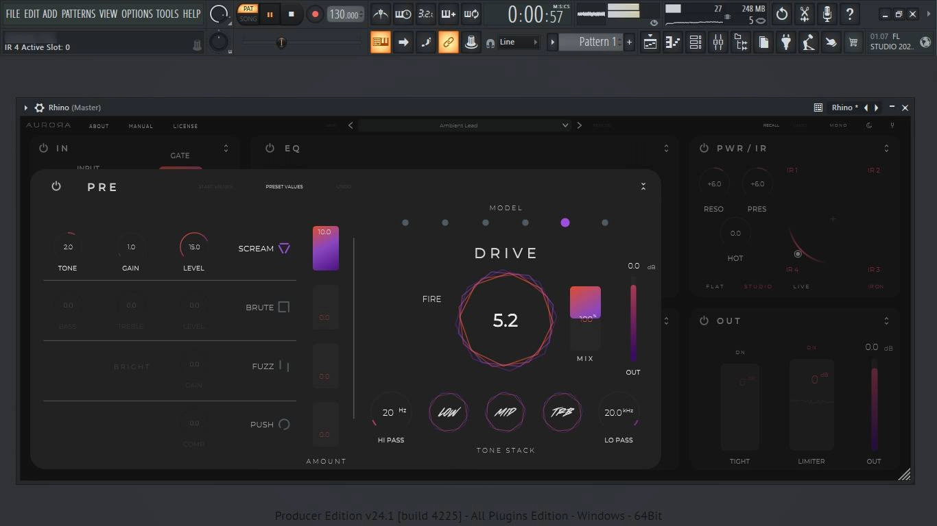 Активация Aurora DSP - Rhino 1.7.0 STANDALONE, VST 3, AAX RePack by TCD
