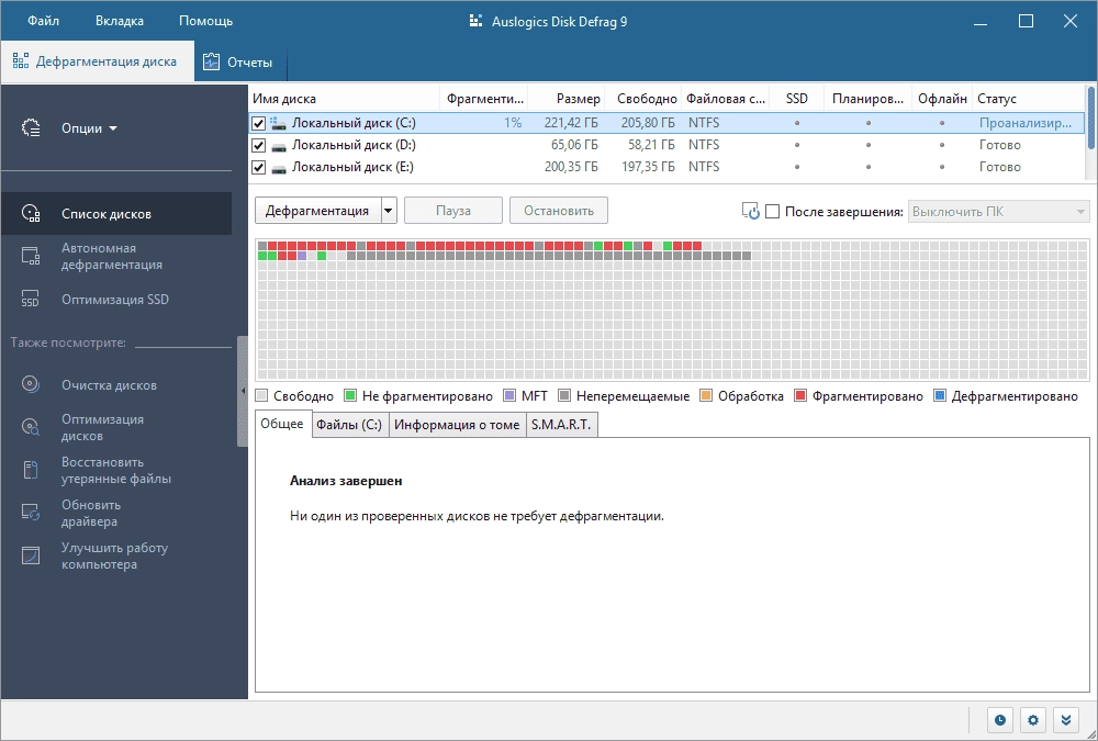 Активация Auslogics Disk Defrag Pro 12.0.0.2 RePack by Dodakaedr