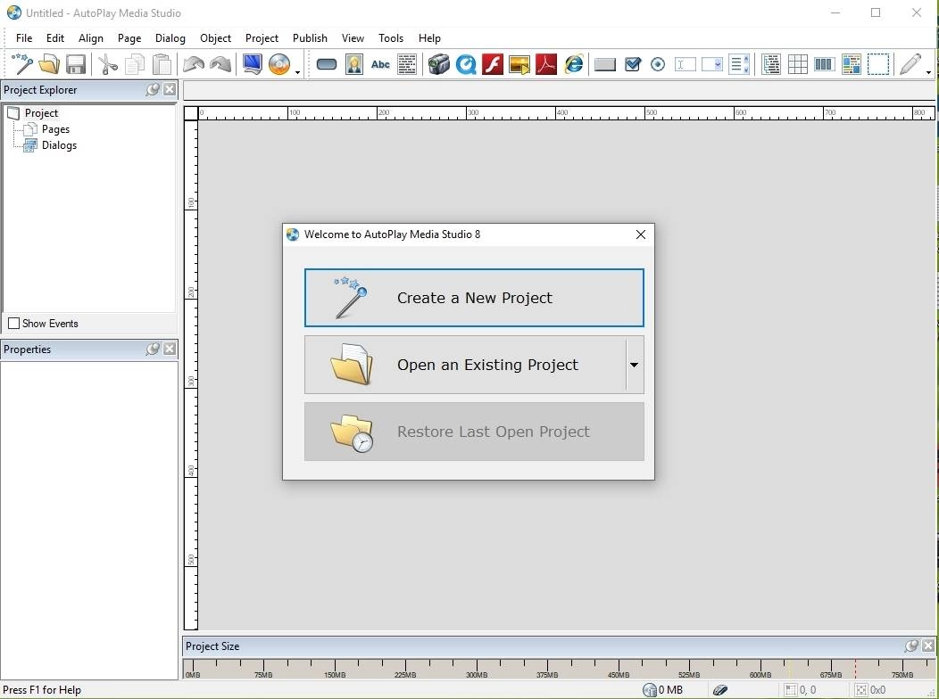 Активация AutoPlay Media Studio 8.5.2.0 RePack by TryRooM