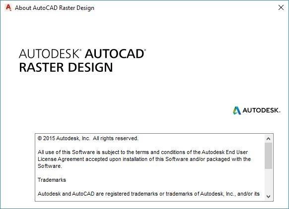 Активация Autodesk AutoCAD Raster Design build 4.0.19.0