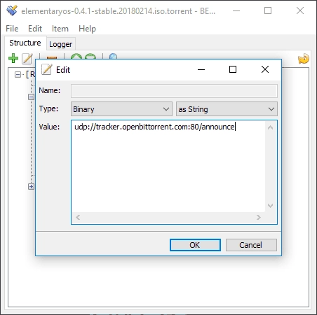 Активация BEncode Editor 0.7.1.0 Portable