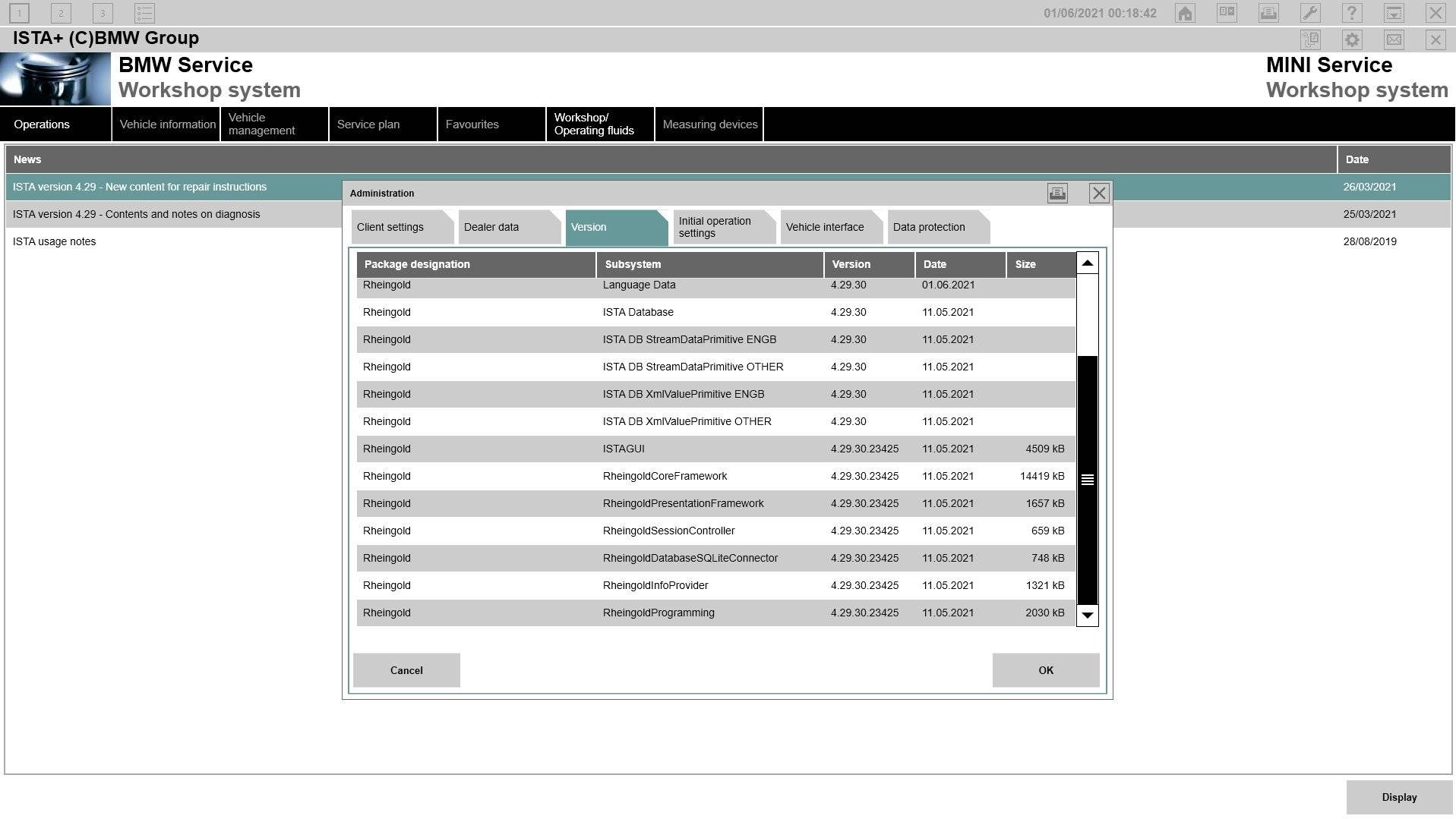 Активация BMW ISTA-D Rheingold 4.32.20