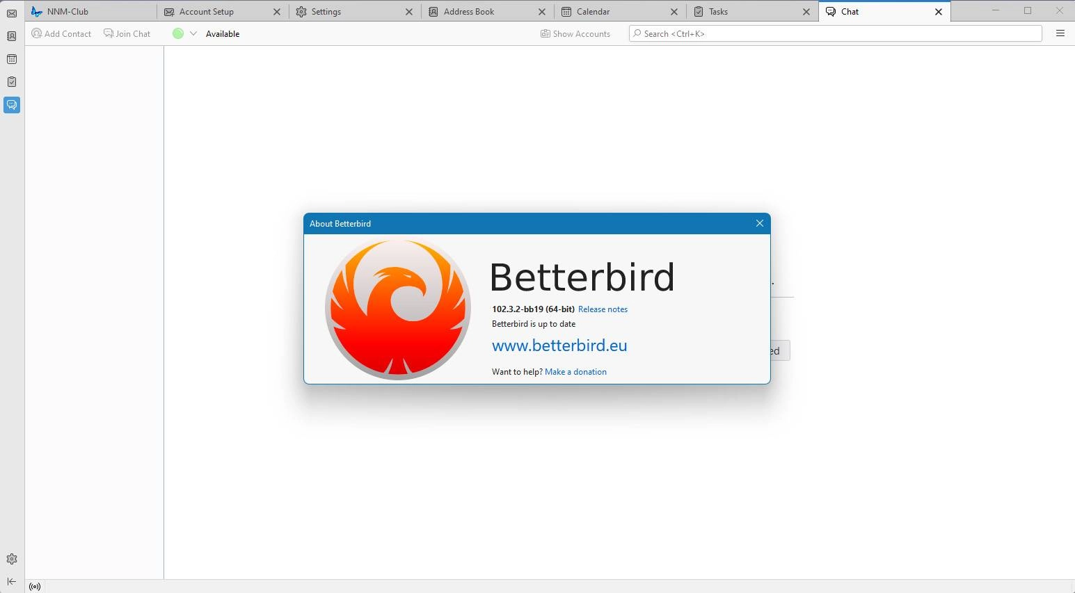 Активация Betterbird 102.3.2-bb19