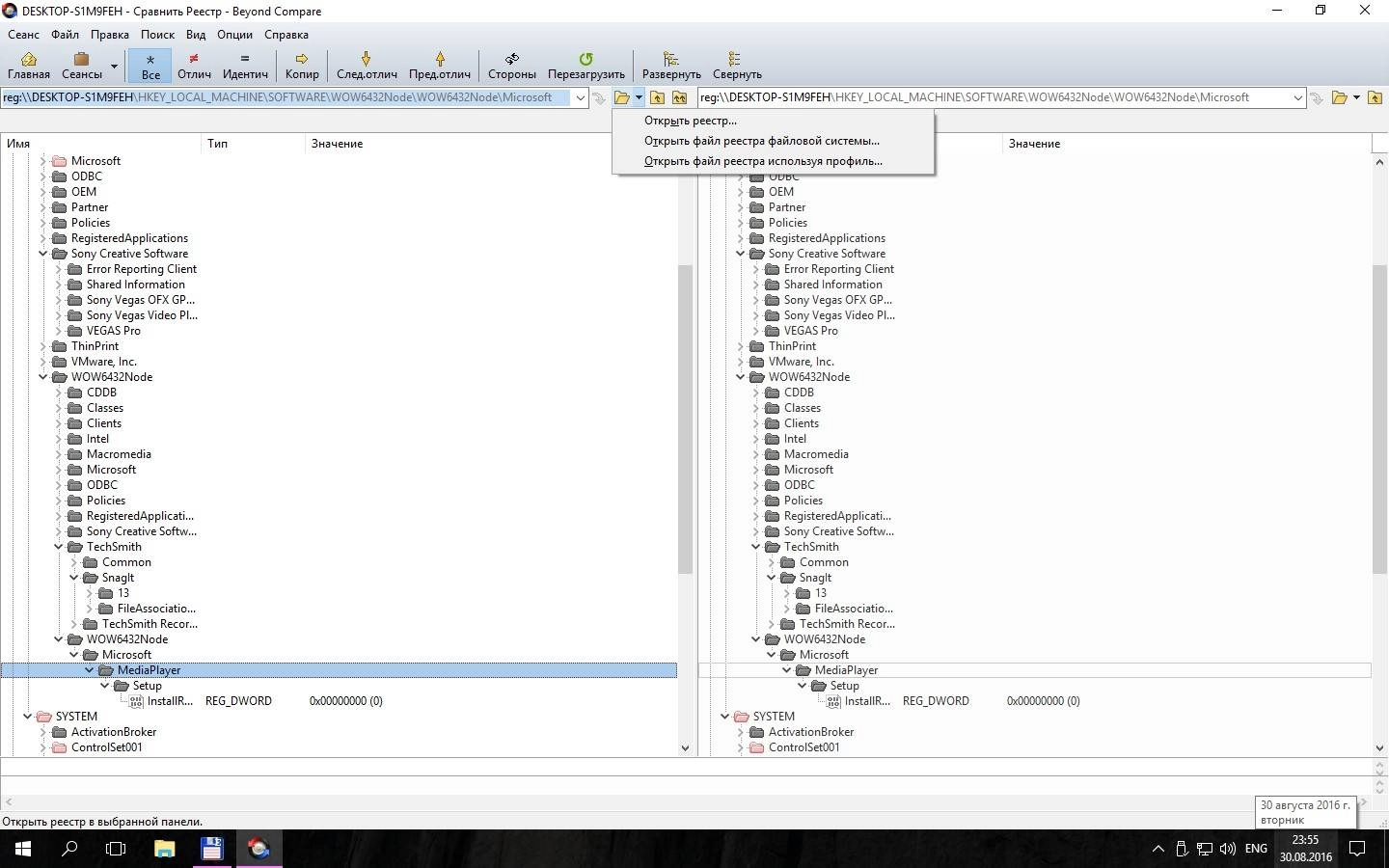 Активация Beyond Compare Pro 4.1.8.21575 Portable by dev2null