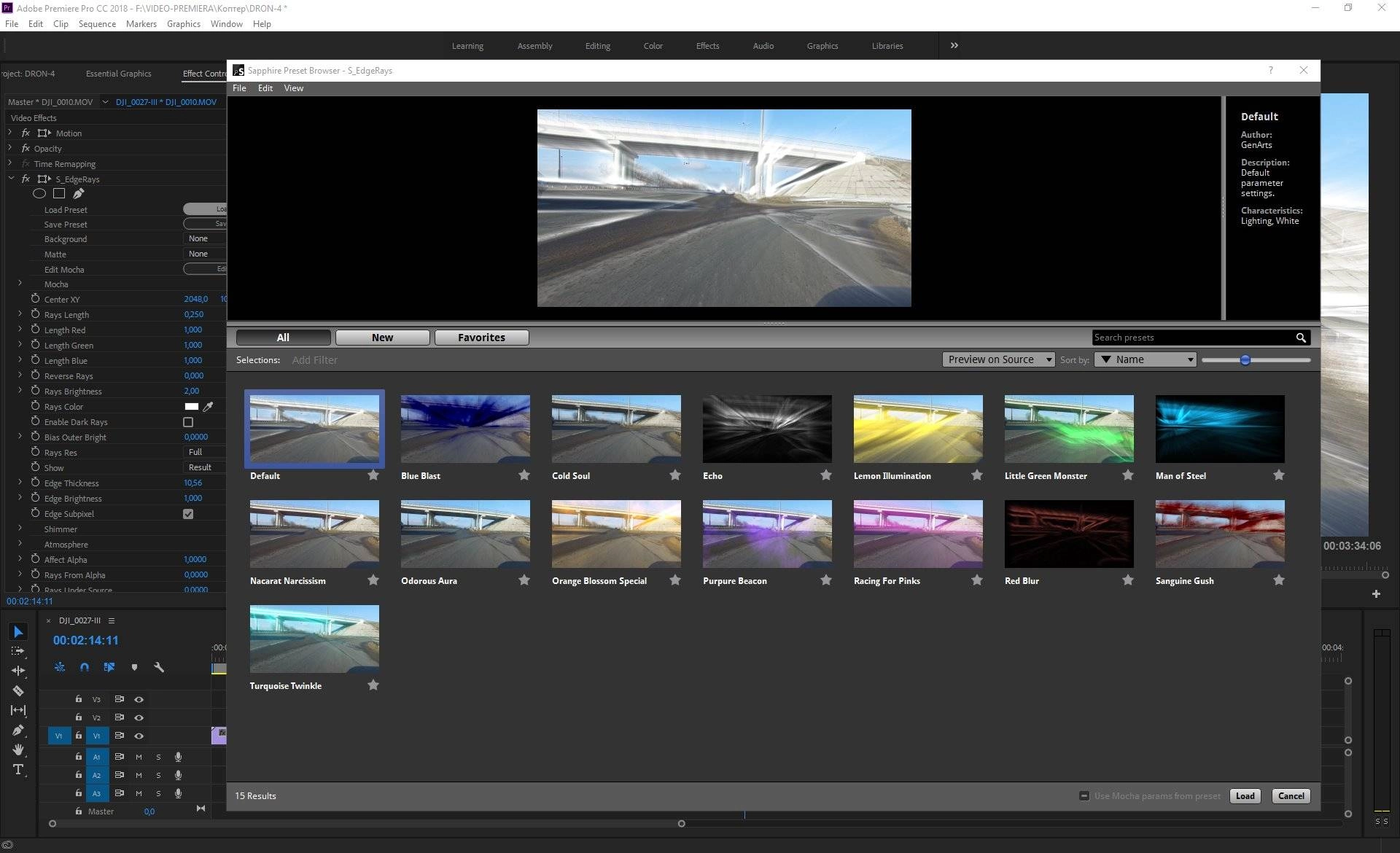 Активация Boris FX Sapphire Plug-ins 11.0.2 x64 fo Adobe CC RePack by pooshock