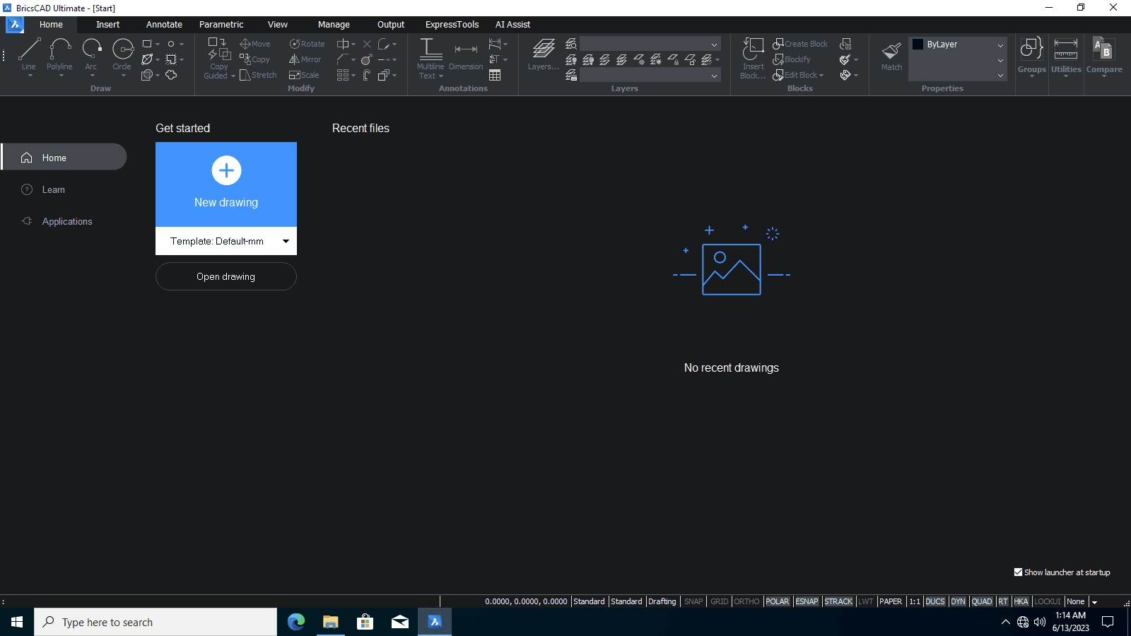 Активация BricsCAD Ultimate 24.2.03