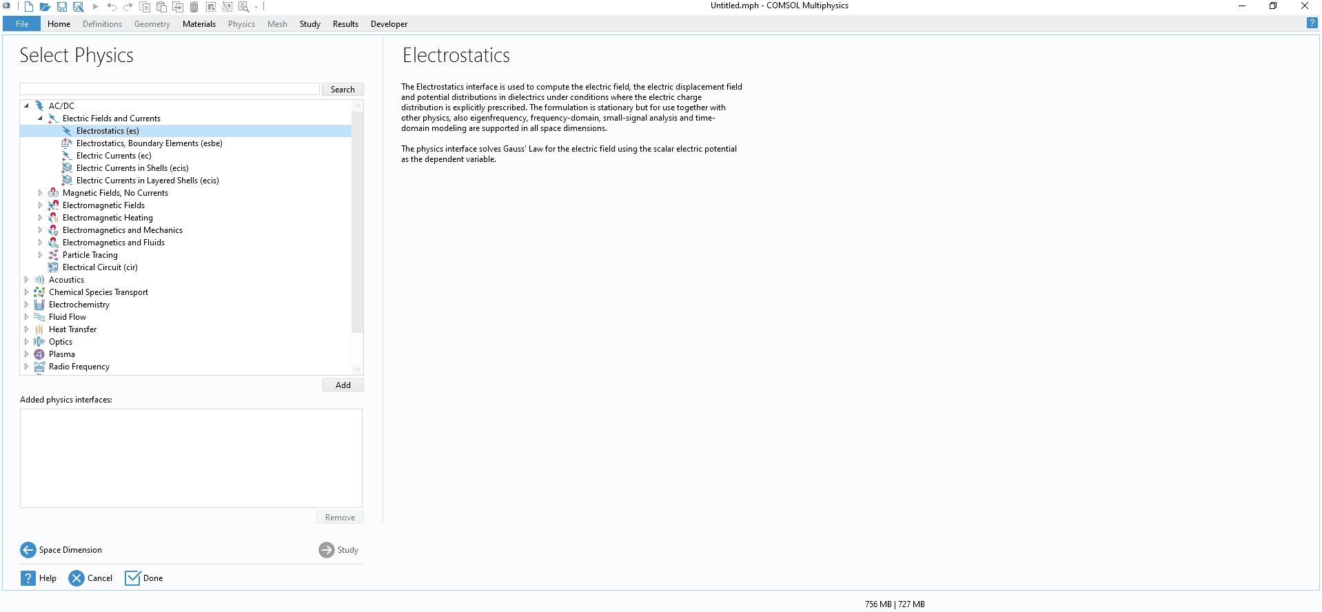 Активация COMSOL Multiphysics 6.1 build 282