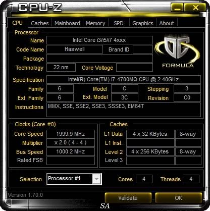 Активация CPU-Z 1.70.0 Asus ROG | Gigabyte G1 | Gigabyte OC Edition | ASRock OC Formula
