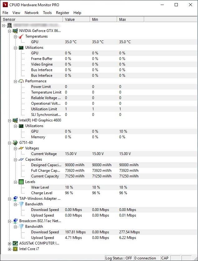 Активация CPUID HWMonitor Pro 1.41 + Portable