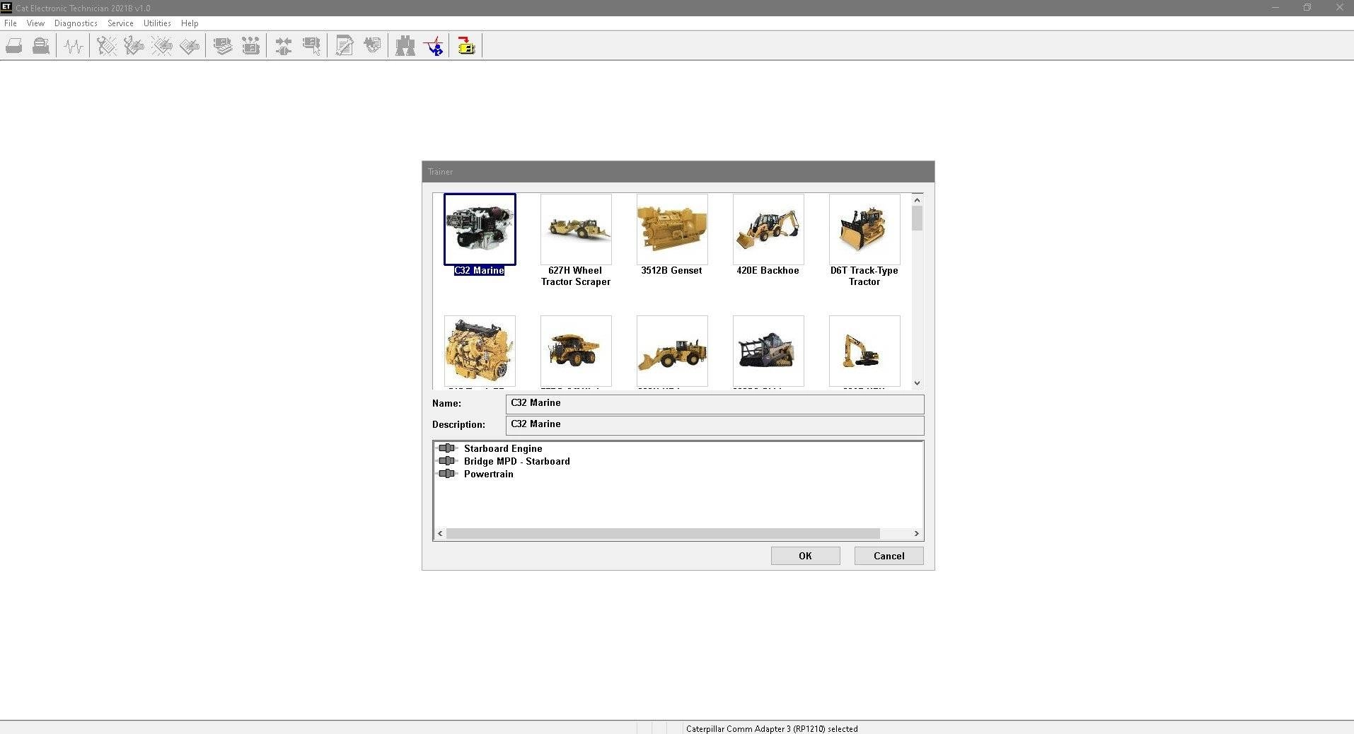 Активация Caterpillar Electronic Technician 2021B