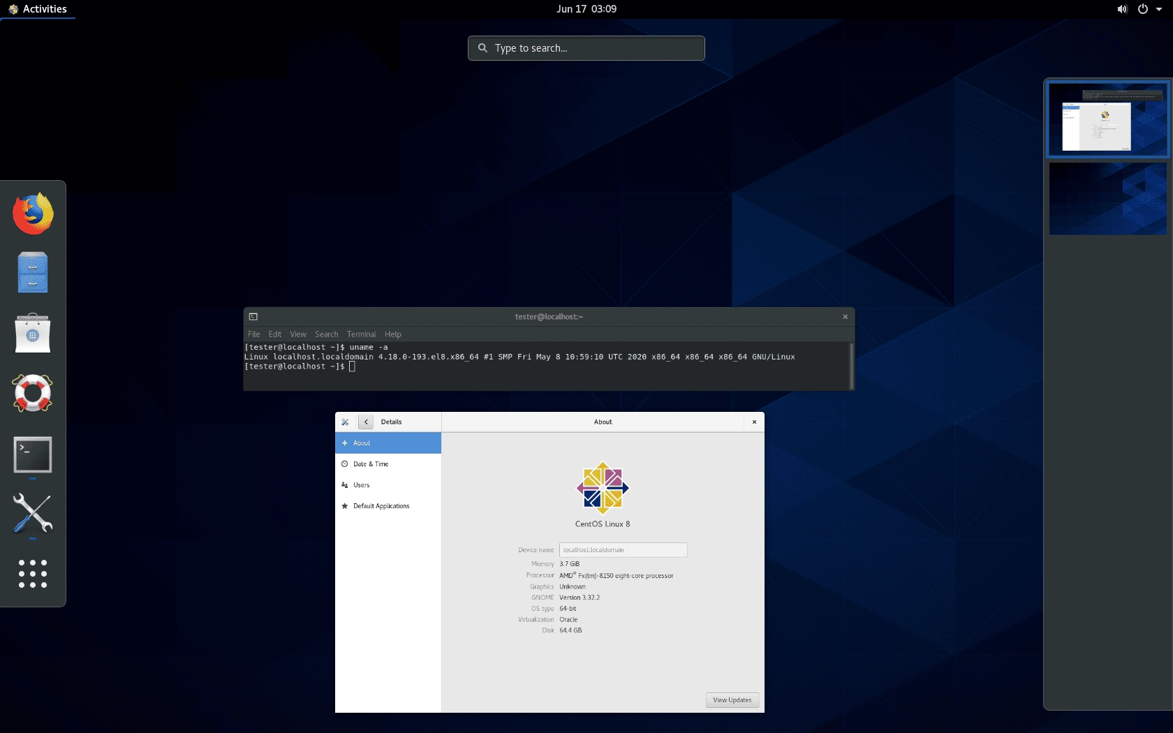 Активация CentOS 8.3 1xDVD, 1xCD