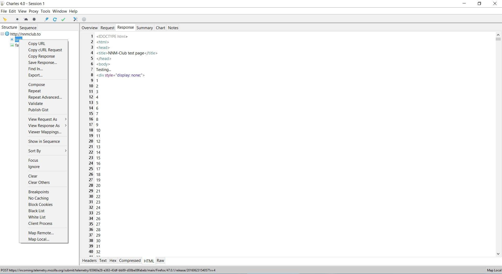 Активация Charles Web Debugging Proxy 4.0