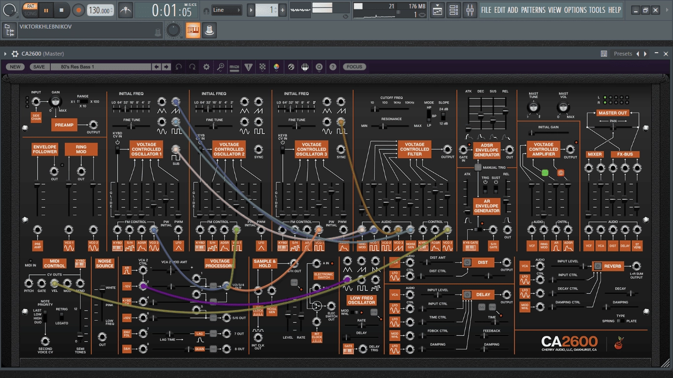 Активация Cherry Audio - CA2600 1.2.0.103 Standalone, VSTi, VSTi 3, AAX RePack by R2R