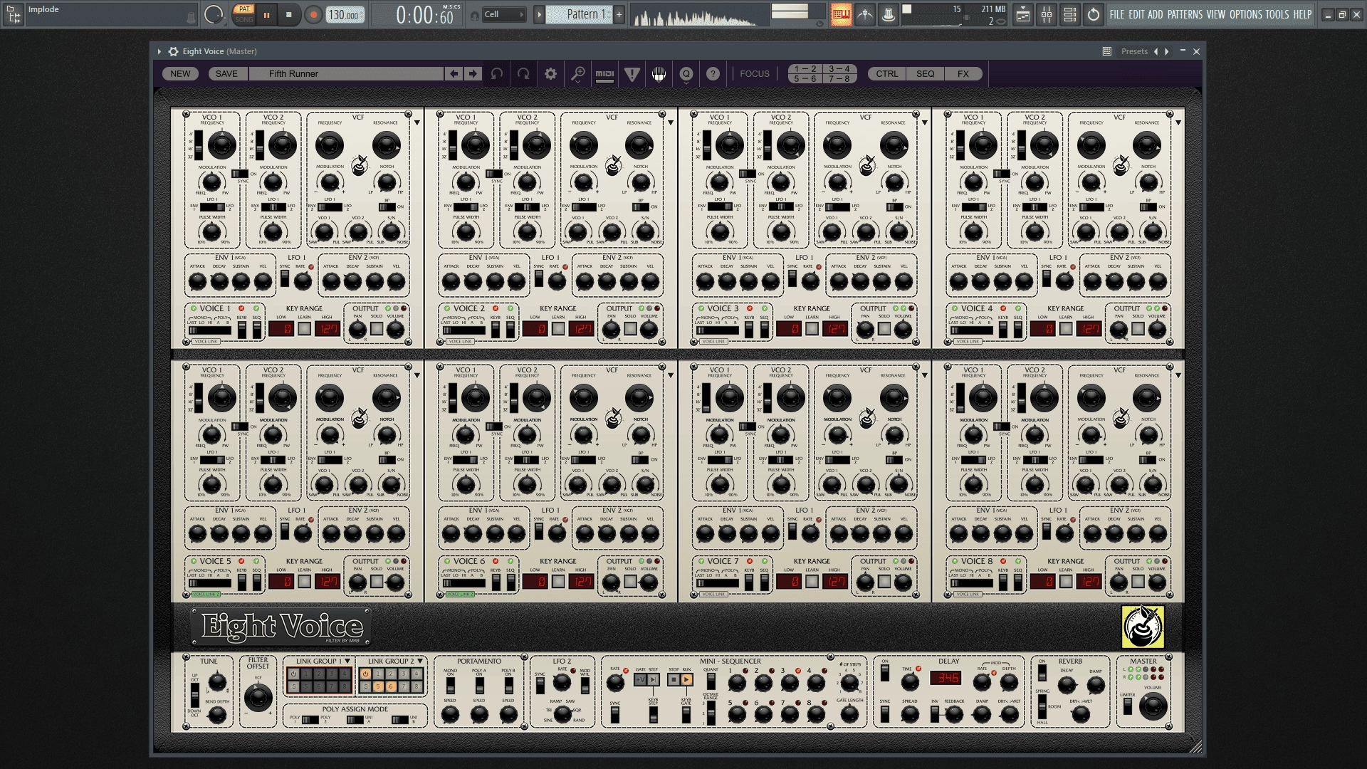 Активация Cherry Audio - Eight Voice 1.2.0.107 Standalone, VSTi, VSTi 3, AAX RePack by R2R