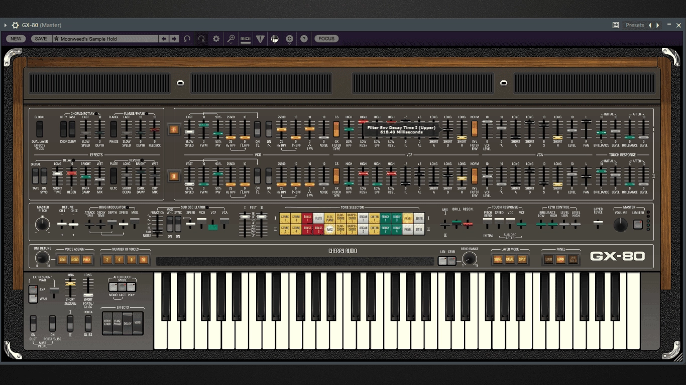 Активация Cherry Audio - GX-80 1.0.9.123 Standalone, VSTi, VSTi 3, AAX RePack by R2R