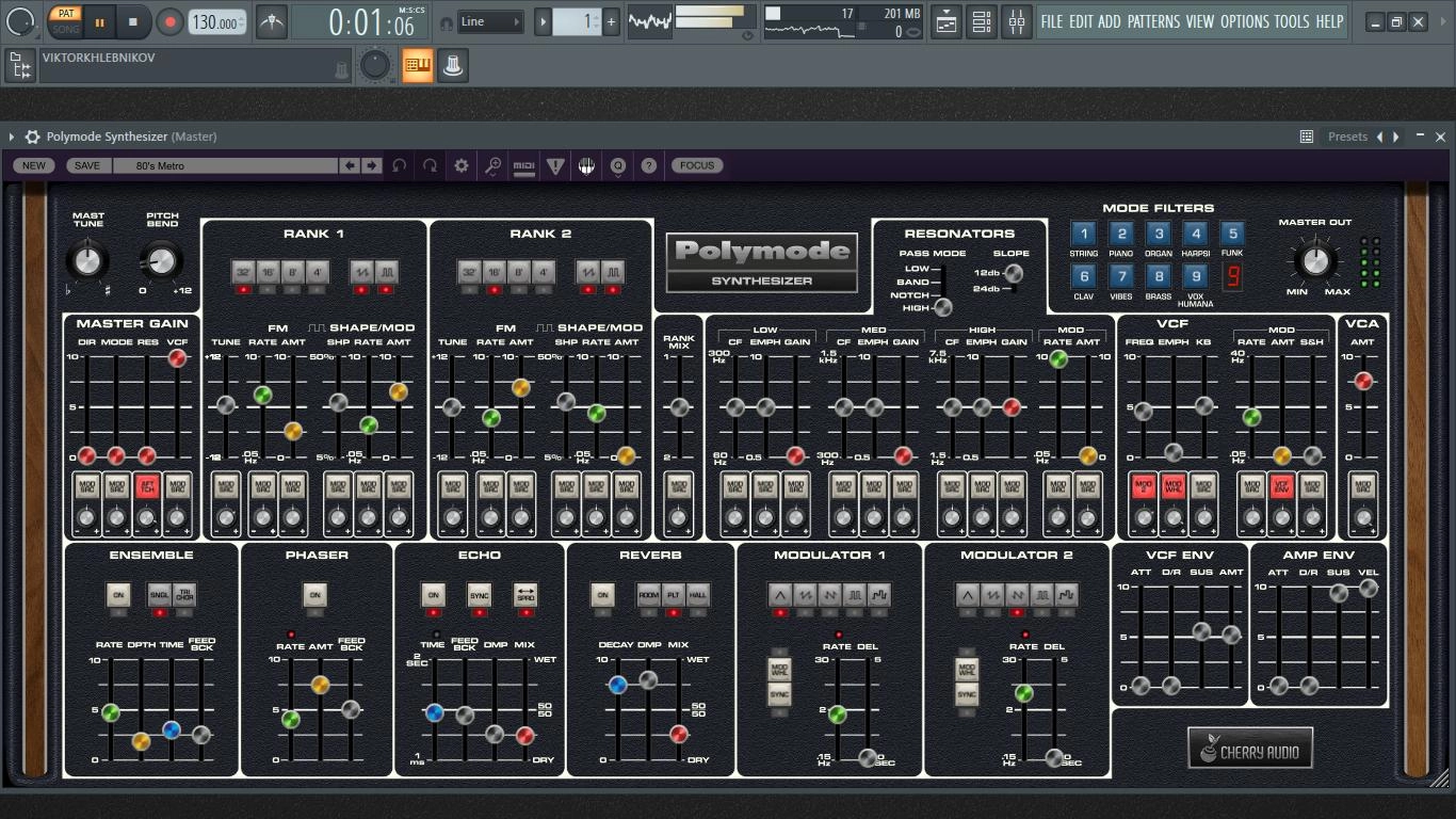 Активация Cherry Audio - Polymode Synthesizer 1.2.0.54 Standalone, VSTi, VSTi 3, AAX RePack by R2R