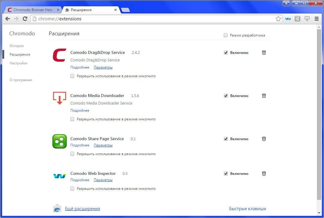 Активация Chromodo Browser 45.9.12.392 + Portable