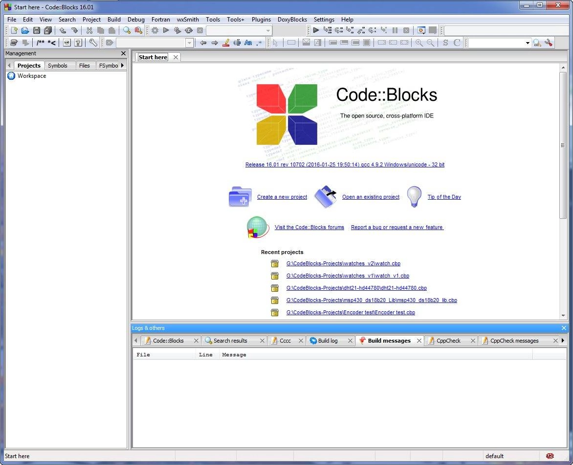 Активация Code::Blocks 16.01 + Portable