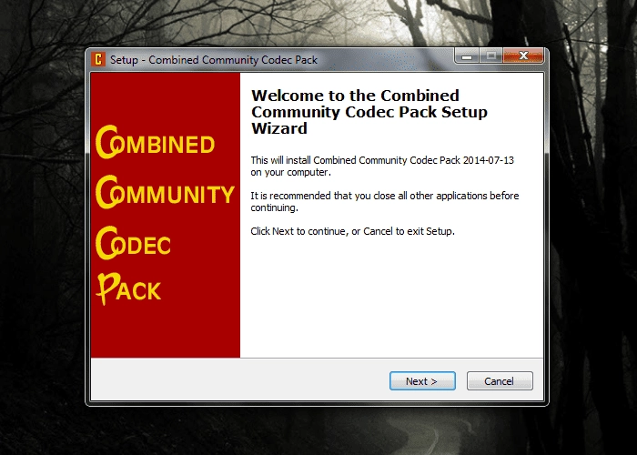 Активация Combined Community Codec Pack 2014-07-13