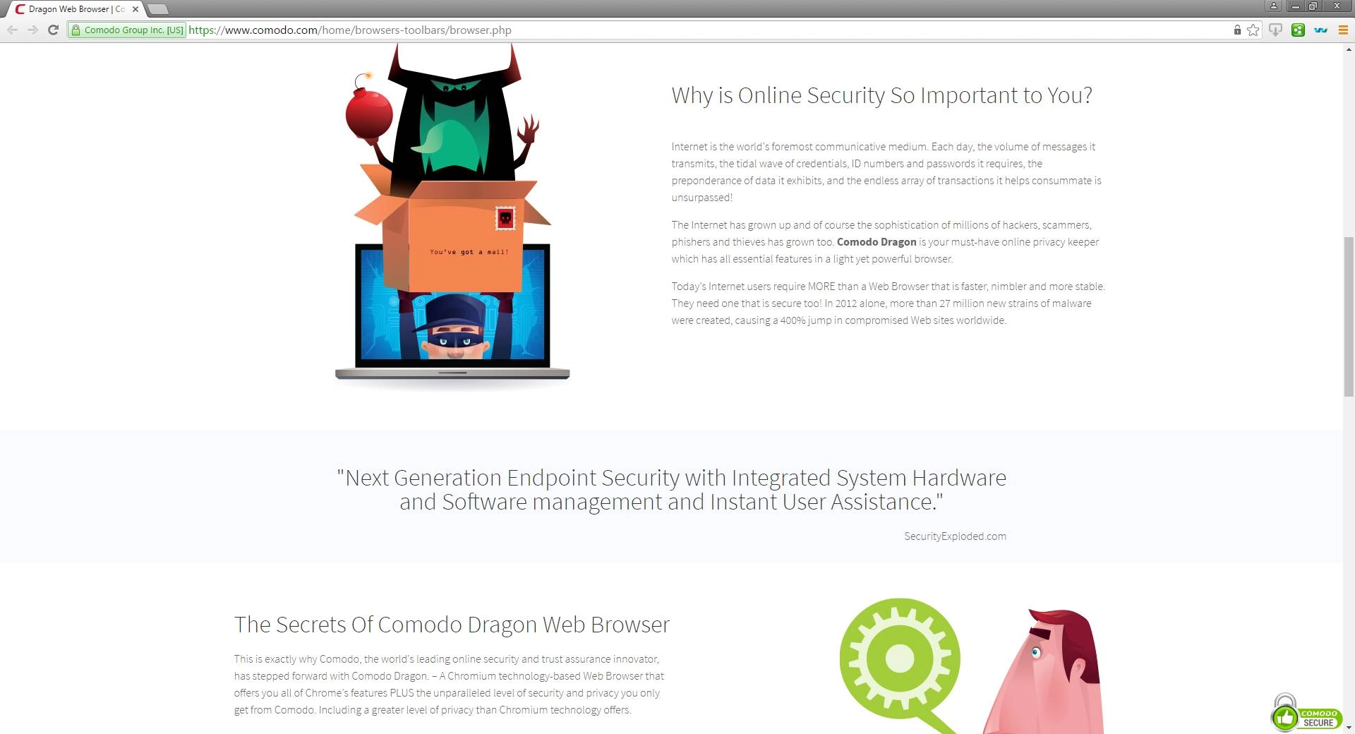 Активация Comodo Dragon 49.13.20.400 + Portable