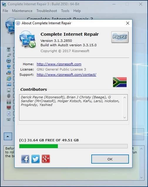 Активация Complete Internet Repair 5.2.3.4120 + Portable
